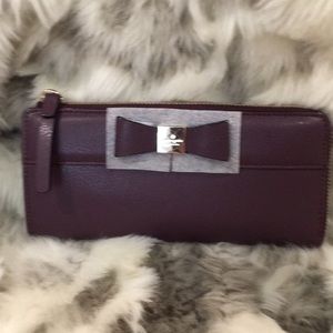 KP Renny Drive Nisha Zip Around Wallet - Deep Plum
